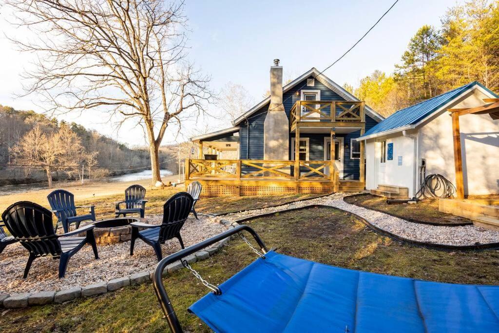 Riverside Relaxer W/Hot Tub+Fire Pit +Wifi & View Франклин Экстерьер фото